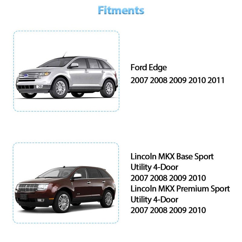 A ABIGAIL Windshield Washer Nozzles for 2007-2011 Ford Edge, 2007-2010 Lincoln MKX Base Sport Premium Sport Replaces OEM # 7T4Z-17603-A 8S4Z-17603-AA, Spray Jet Kitï¼ˆPack of 2ï¼‰ - Image 5